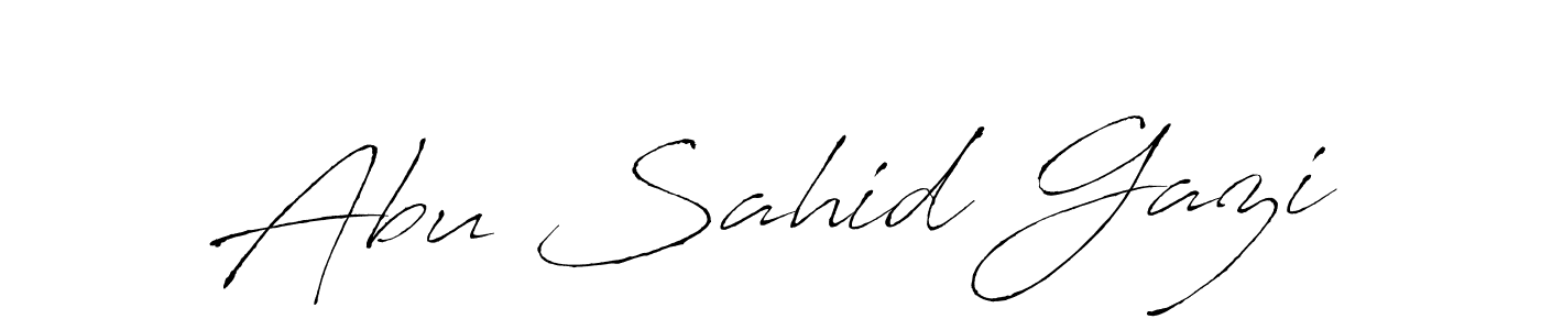 Use a signature maker to create a handwritten signature online. With this signature software, you can design (Antro_Vectra) your own signature for name Abu Sahid Gazi. Abu Sahid Gazi signature style 6 images and pictures png