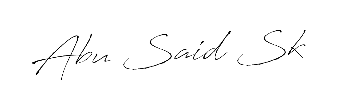 Make a beautiful signature design for name Abu Said Sk. With this signature (Antro_Vectra) style, you can create a handwritten signature for free. Abu Said Sk signature style 6 images and pictures png