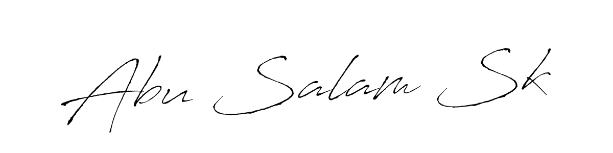 Use a signature maker to create a handwritten signature online. With this signature software, you can design (Antro_Vectra) your own signature for name Abu Salam Sk. Abu Salam Sk signature style 6 images and pictures png