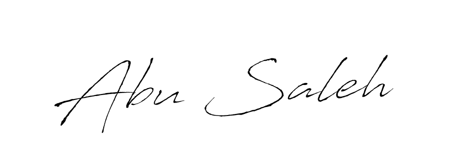 Design your own signature with our free online signature maker. With this signature software, you can create a handwritten (Antro_Vectra) signature for name Abu Saleh. Abu Saleh signature style 6 images and pictures png