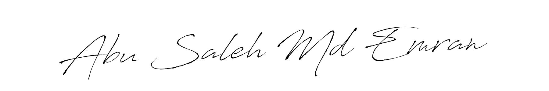 How to make Abu Saleh Md Emran name signature. Use Antro_Vectra style for creating short signs online. This is the latest handwritten sign. Abu Saleh Md Emran signature style 6 images and pictures png