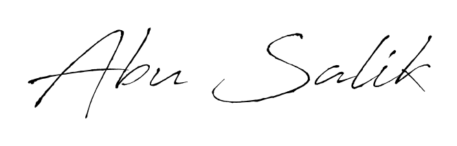Quickly download Abu Salik name signature in high-resolution PNG using Antro_Vectra style. Ready to insert into PDFs and online applications. Abu Salik signature style 6 images and pictures png