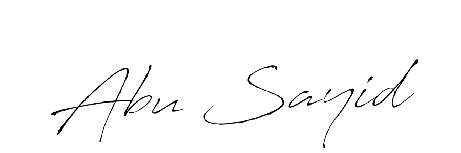 Use a signature maker to create a handwritten signature online. With this signature software, you can design (Antro_Vectra) your own signature for name Abu Sayid. Abu Sayid signature style 6 images and pictures png