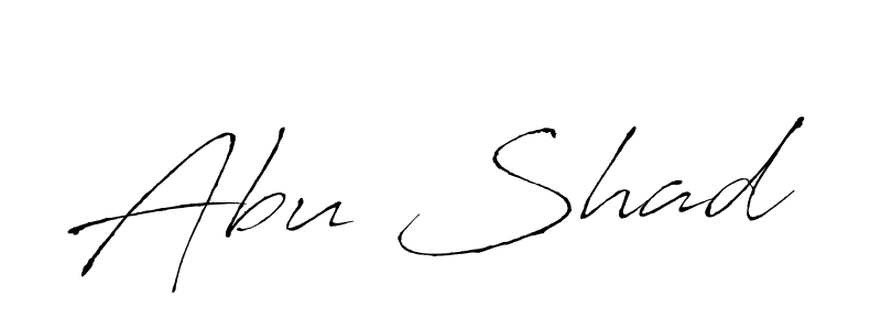 Abu Shad stylish signature style. Best Handwritten Sign (Antro_Vectra) for my name. Handwritten Signature Collection Ideas for my name Abu Shad. Abu Shad signature style 6 images and pictures png