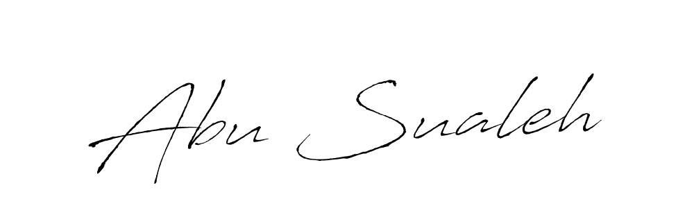How to make Abu Sualeh name signature. Use Antro_Vectra style for creating short signs online. This is the latest handwritten sign. Abu Sualeh signature style 6 images and pictures png