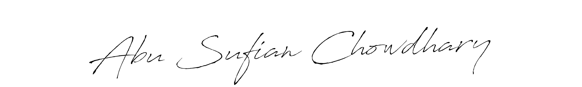 Also we have Abu Sufian Chowdhary name is the best signature style. Create professional handwritten signature collection using Antro_Vectra autograph style. Abu Sufian Chowdhary signature style 6 images and pictures png