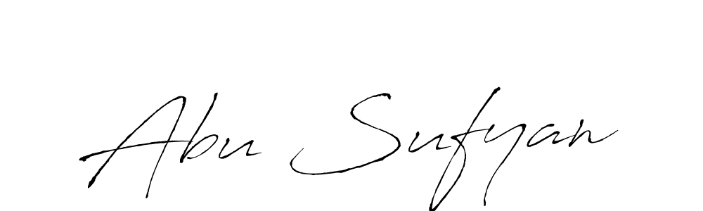 Abu Sufyan stylish signature style. Best Handwritten Sign (Antro_Vectra) for my name. Handwritten Signature Collection Ideas for my name Abu Sufyan. Abu Sufyan signature style 6 images and pictures png