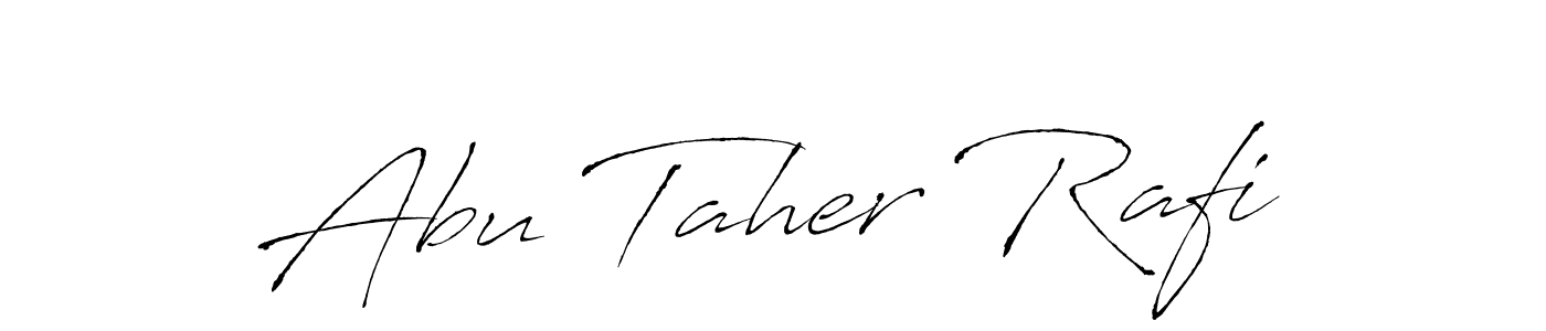 How to make Abu Taher Rafi name signature. Use Antro_Vectra style for creating short signs online. This is the latest handwritten sign. Abu Taher Rafi signature style 6 images and pictures png