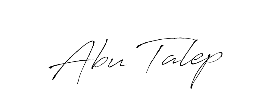 Antro_Vectra is a professional signature style that is perfect for those who want to add a touch of class to their signature. It is also a great choice for those who want to make their signature more unique. Get Abu Talep name to fancy signature for free. Abu Talep signature style 6 images and pictures png