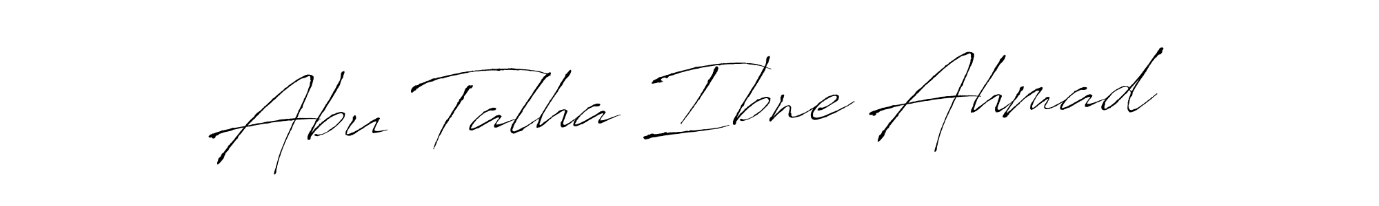 Antro_Vectra is a professional signature style that is perfect for those who want to add a touch of class to their signature. It is also a great choice for those who want to make their signature more unique. Get Abu Talha Ibne Ahmad name to fancy signature for free. Abu Talha Ibne Ahmad signature style 6 images and pictures png