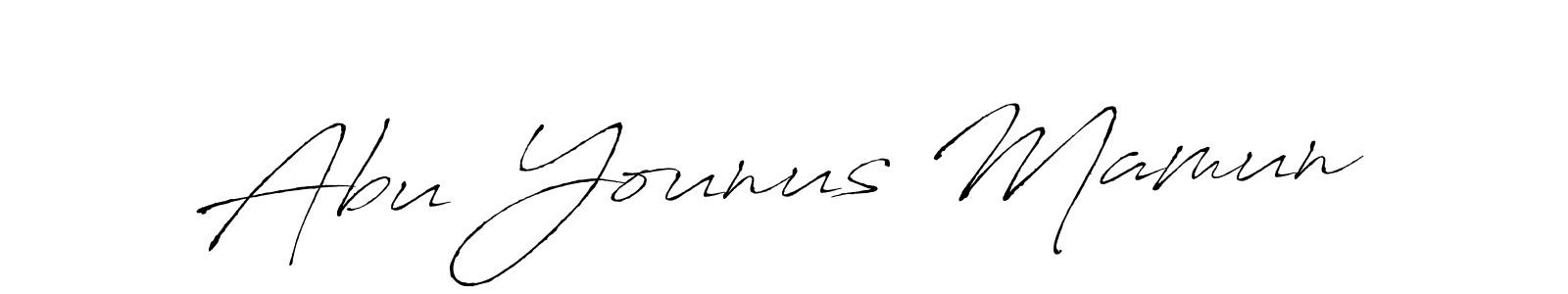 The best way (Antro_Vectra) to make a short signature is to pick only two or three words in your name. The name Abu Younus Mamun include a total of six letters. For converting this name. Abu Younus Mamun signature style 6 images and pictures png