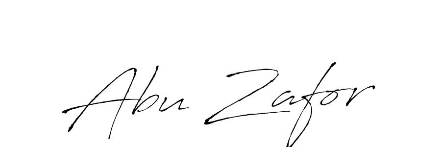 How to make Abu Zafor name signature. Use Antro_Vectra style for creating short signs online. This is the latest handwritten sign. Abu Zafor signature style 6 images and pictures png