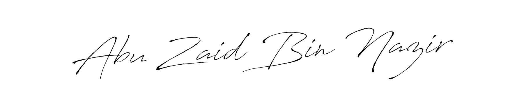 How to make Abu Zaid Bin Nazir signature? Antro_Vectra is a professional autograph style. Create handwritten signature for Abu Zaid Bin Nazir name. Abu Zaid Bin Nazir signature style 6 images and pictures png