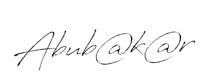 You should practise on your own different ways (Antro_Vectra) to write your name (Abub@k@r) in signature. don't let someone else do it for you. Abub@k@r signature style 6 images and pictures png