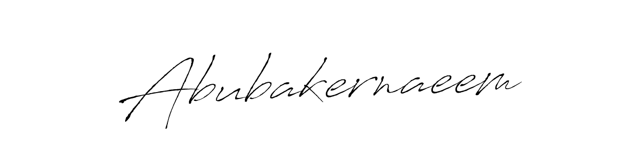 How to make Abubakernaeem signature? Antro_Vectra is a professional autograph style. Create handwritten signature for Abubakernaeem name. Abubakernaeem signature style 6 images and pictures png