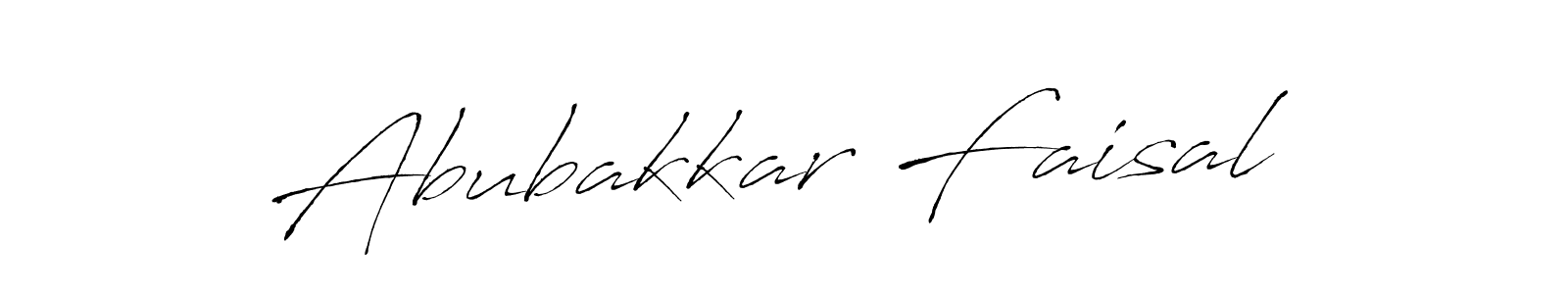 Abubakkar Faisal stylish signature style. Best Handwritten Sign (Antro_Vectra) for my name. Handwritten Signature Collection Ideas for my name Abubakkar Faisal. Abubakkar Faisal signature style 6 images and pictures png