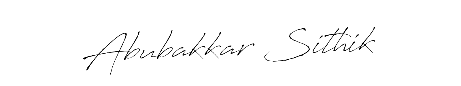 How to make Abubakkar Sithik signature? Antro_Vectra is a professional autograph style. Create handwritten signature for Abubakkar Sithik name. Abubakkar Sithik signature style 6 images and pictures png