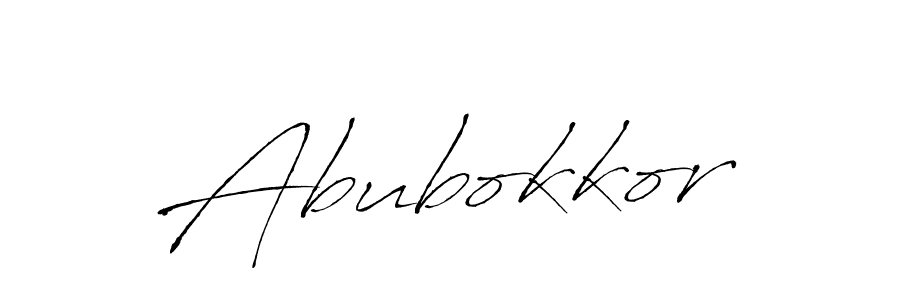 The best way (Antro_Vectra) to make a short signature is to pick only two or three words in your name. The name Abubokkor include a total of six letters. For converting this name. Abubokkor signature style 6 images and pictures png