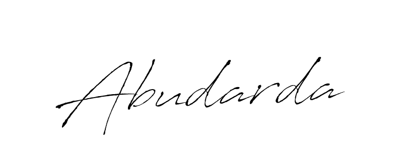 How to make Abudarda name signature. Use Antro_Vectra style for creating short signs online. This is the latest handwritten sign. Abudarda signature style 6 images and pictures png