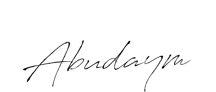 Antro_Vectra is a professional signature style that is perfect for those who want to add a touch of class to their signature. It is also a great choice for those who want to make their signature more unique. Get Abudaym name to fancy signature for free. Abudaym signature style 6 images and pictures png