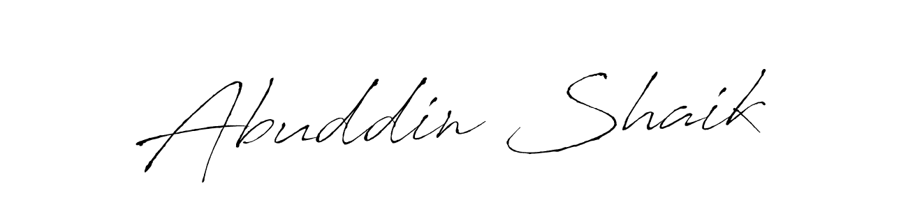 Make a beautiful signature design for name Abuddin Shaik. Use this online signature maker to create a handwritten signature for free. Abuddin Shaik signature style 6 images and pictures png