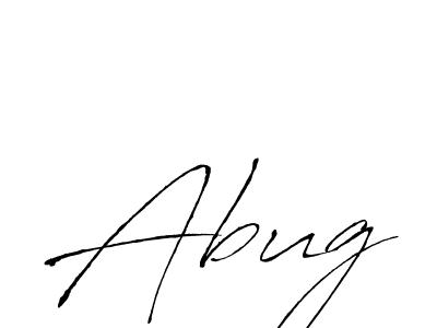 Antro_Vectra is a professional signature style that is perfect for those who want to add a touch of class to their signature. It is also a great choice for those who want to make their signature more unique. Get Abug name to fancy signature for free. Abug signature style 6 images and pictures png