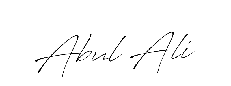 Use a signature maker to create a handwritten signature online. With this signature software, you can design (Antro_Vectra) your own signature for name Abul Ali. Abul Ali signature style 6 images and pictures png