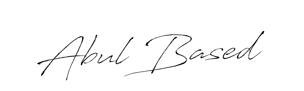 The best way (Antro_Vectra) to make a short signature is to pick only two or three words in your name. The name Abul Based include a total of six letters. For converting this name. Abul Based signature style 6 images and pictures png