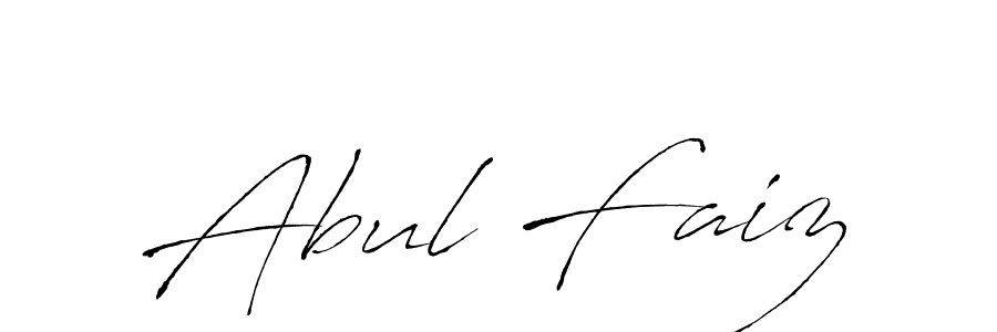 Create a beautiful signature design for name Abul Faiz. With this signature (Antro_Vectra) fonts, you can make a handwritten signature for free. Abul Faiz signature style 6 images and pictures png