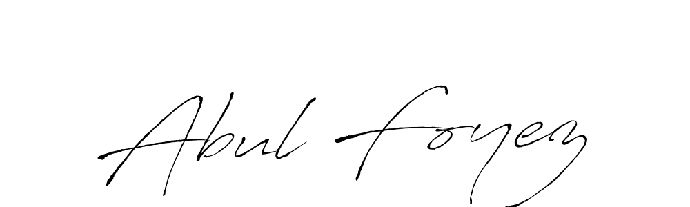 Make a beautiful signature design for name Abul Foyez. With this signature (Antro_Vectra) style, you can create a handwritten signature for free. Abul Foyez signature style 6 images and pictures png
