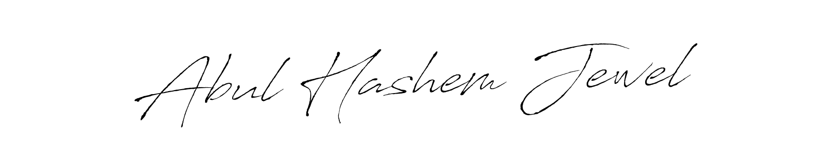 Make a beautiful signature design for name Abul Hashem Jewel. With this signature (Antro_Vectra) style, you can create a handwritten signature for free. Abul Hashem Jewel signature style 6 images and pictures png