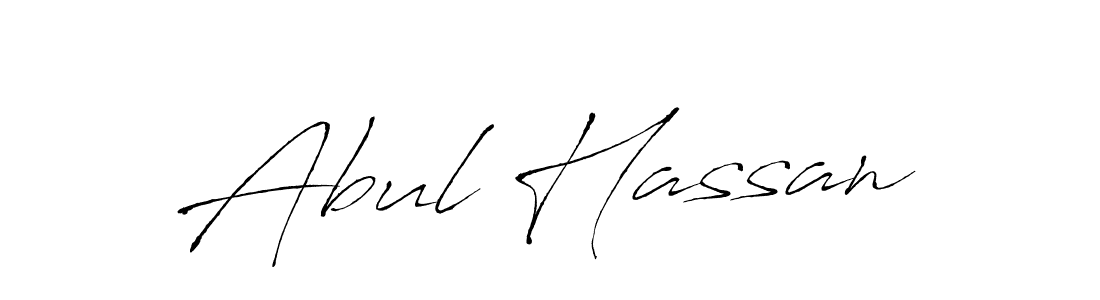 Design your own signature with our free online signature maker. With this signature software, you can create a handwritten (Antro_Vectra) signature for name Abul Hassan. Abul Hassan signature style 6 images and pictures png