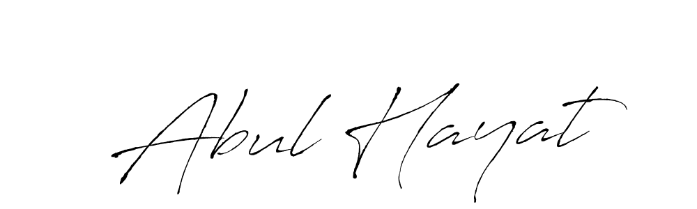Create a beautiful signature design for name Abul Hayat. With this signature (Antro_Vectra) fonts, you can make a handwritten signature for free. Abul Hayat signature style 6 images and pictures png