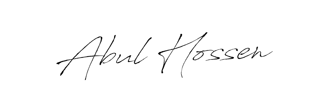 Create a beautiful signature design for name Abul Hossen. With this signature (Antro_Vectra) fonts, you can make a handwritten signature for free. Abul Hossen signature style 6 images and pictures png