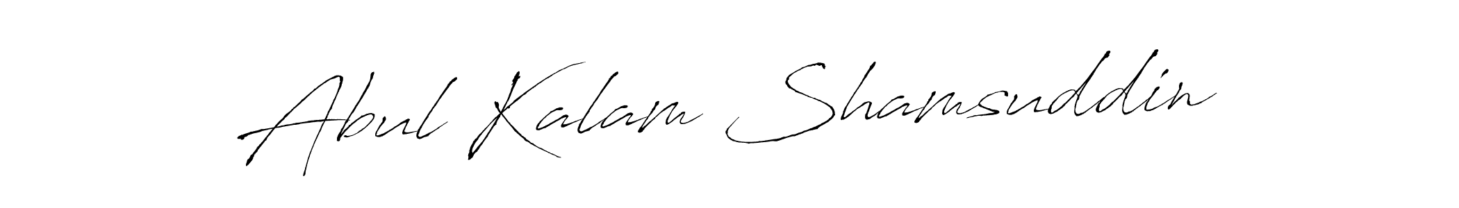 Make a beautiful signature design for name Abul Kalam Shamsuddin. With this signature (Antro_Vectra) style, you can create a handwritten signature for free. Abul Kalam Shamsuddin signature style 6 images and pictures png