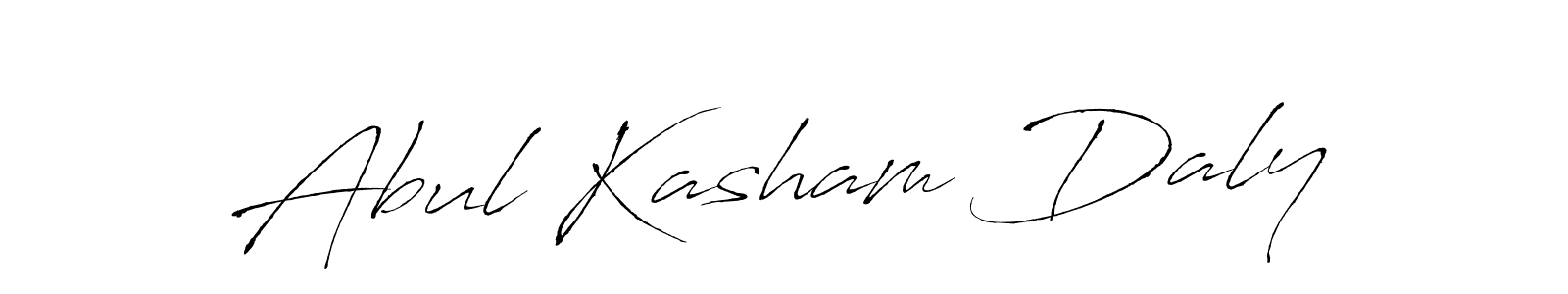 Create a beautiful signature design for name Abul Kasham Daly. With this signature (Antro_Vectra) fonts, you can make a handwritten signature for free. Abul Kasham Daly signature style 6 images and pictures png