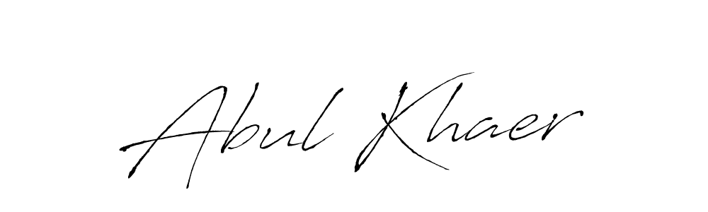 Antro_Vectra is a professional signature style that is perfect for those who want to add a touch of class to their signature. It is also a great choice for those who want to make their signature more unique. Get Abul Khaer name to fancy signature for free. Abul Khaer signature style 6 images and pictures png