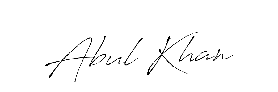Make a beautiful signature design for name Abul Khan. Use this online signature maker to create a handwritten signature for free. Abul Khan signature style 6 images and pictures png