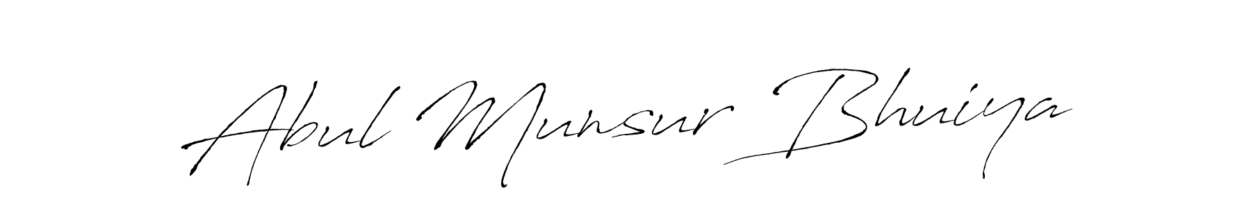 Use a signature maker to create a handwritten signature online. With this signature software, you can design (Antro_Vectra) your own signature for name Abul Munsur Bhuiya. Abul Munsur Bhuiya signature style 6 images and pictures png