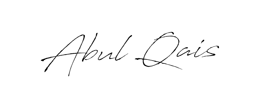 How to make Abul Qais name signature. Use Antro_Vectra style for creating short signs online. This is the latest handwritten sign. Abul Qais signature style 6 images and pictures png