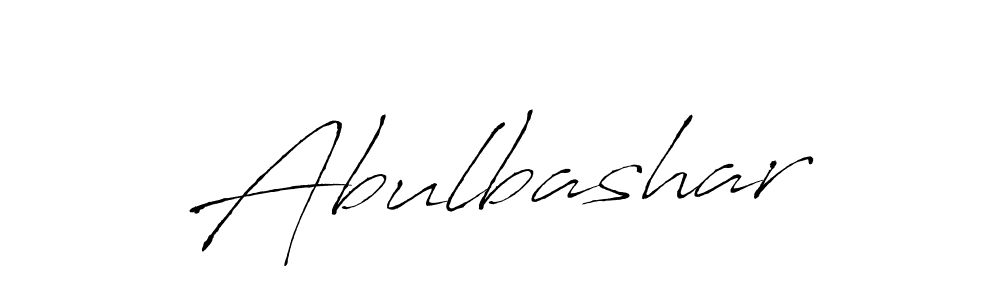 Abulbashar stylish signature style. Best Handwritten Sign (Antro_Vectra) for my name. Handwritten Signature Collection Ideas for my name Abulbashar. Abulbashar signature style 6 images and pictures png