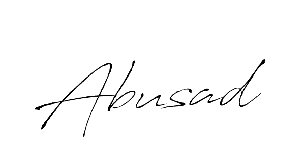 Antro_Vectra is a professional signature style that is perfect for those who want to add a touch of class to their signature. It is also a great choice for those who want to make their signature more unique. Get Abusad name to fancy signature for free. Abusad signature style 6 images and pictures png