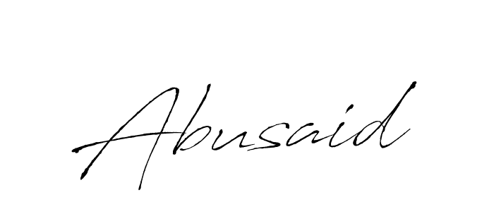 How to make Abusaid signature? Antro_Vectra is a professional autograph style. Create handwritten signature for Abusaid name. Abusaid signature style 6 images and pictures png