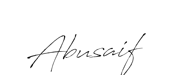 How to make Abusaif signature? Antro_Vectra is a professional autograph style. Create handwritten signature for Abusaif name. Abusaif signature style 6 images and pictures png