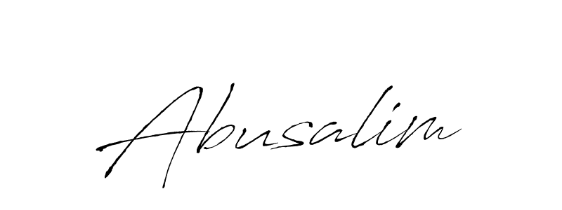 Abusalim stylish signature style. Best Handwritten Sign (Antro_Vectra) for my name. Handwritten Signature Collection Ideas for my name Abusalim. Abusalim signature style 6 images and pictures png