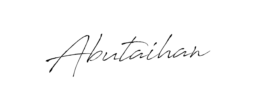 How to make Abutaihan name signature. Use Antro_Vectra style for creating short signs online. This is the latest handwritten sign. Abutaihan signature style 6 images and pictures png