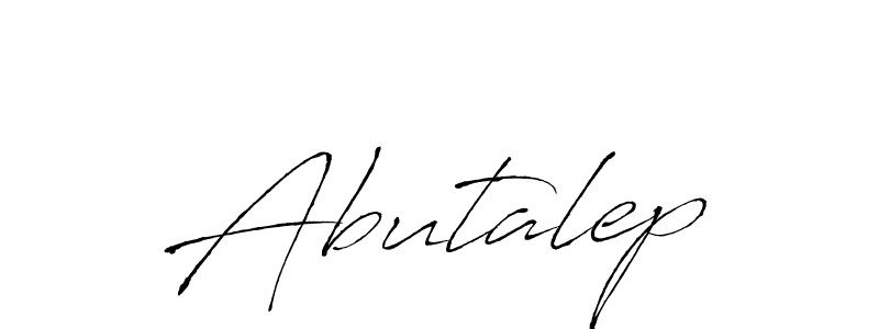 Make a beautiful signature design for name Abutalep. Use this online signature maker to create a handwritten signature for free. Abutalep signature style 6 images and pictures png