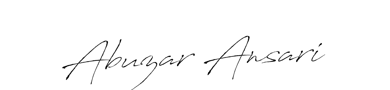 Make a beautiful signature design for name Abuzar Ansari. Use this online signature maker to create a handwritten signature for free. Abuzar Ansari signature style 6 images and pictures png