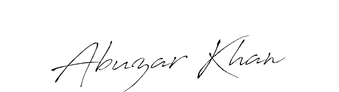 It looks lik you need a new signature style for name Abuzar Khan. Design unique handwritten (Antro_Vectra) signature with our free signature maker in just a few clicks. Abuzar Khan signature style 6 images and pictures png