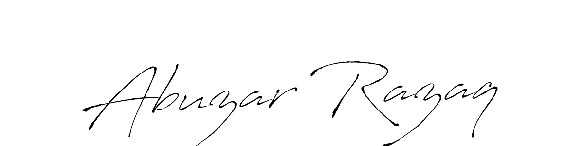 How to make Abuzar Razaq signature? Antro_Vectra is a professional autograph style. Create handwritten signature for Abuzar Razaq name. Abuzar Razaq signature style 6 images and pictures png